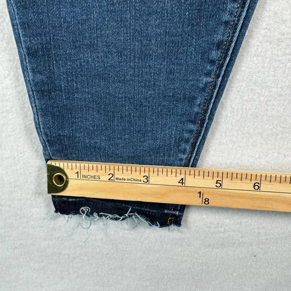 Spanx Skinny Pull On Jean Leggings Womens Size Medium Blue Mid Rise Stretch - Picture 12 of 12